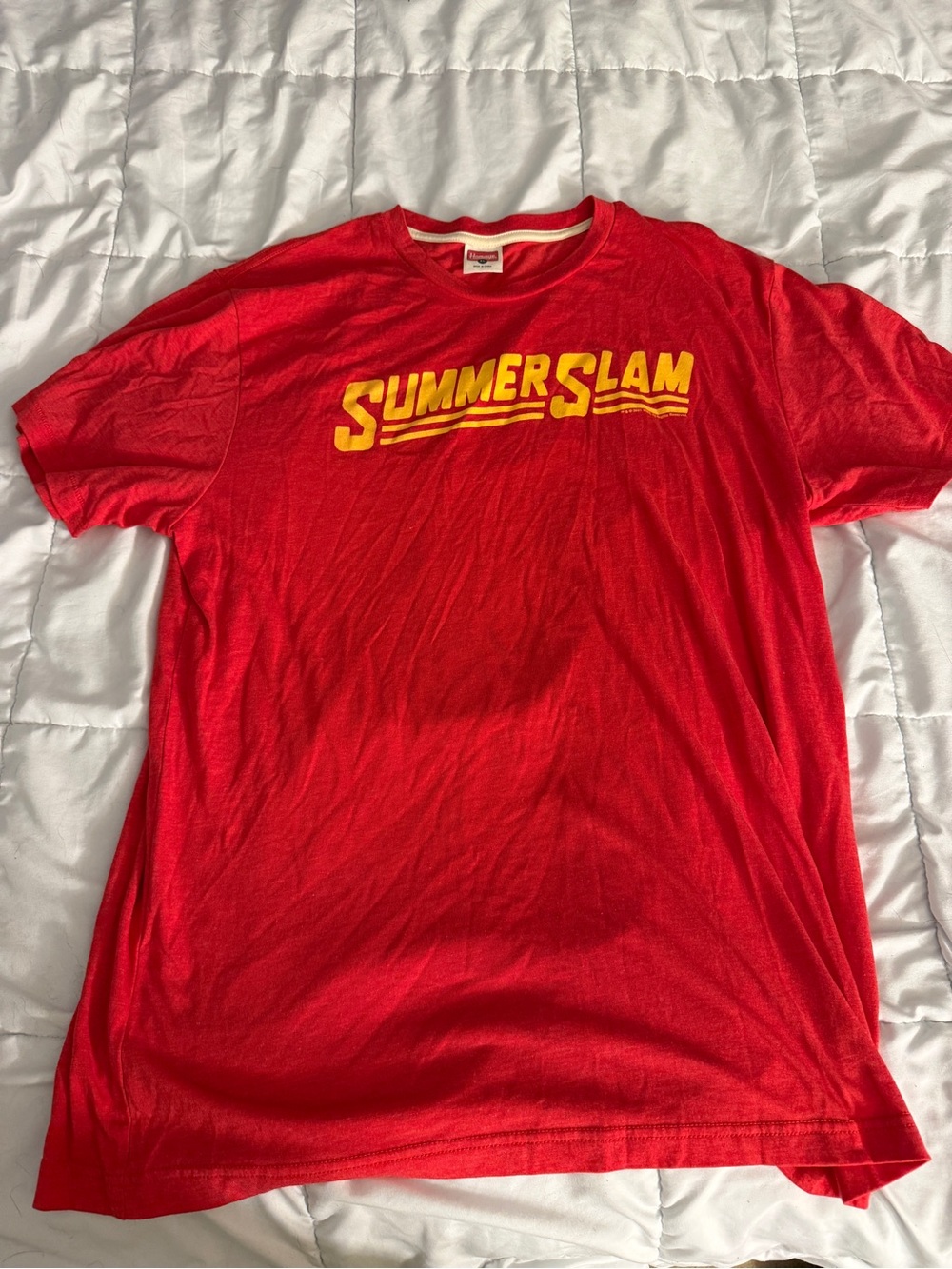 HOMAGE WWE SummerSlam Graphic Tee with Yellow Logo